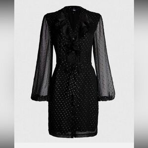 PAIGE Isabelle Dress, Black, Size XSmall, NWT